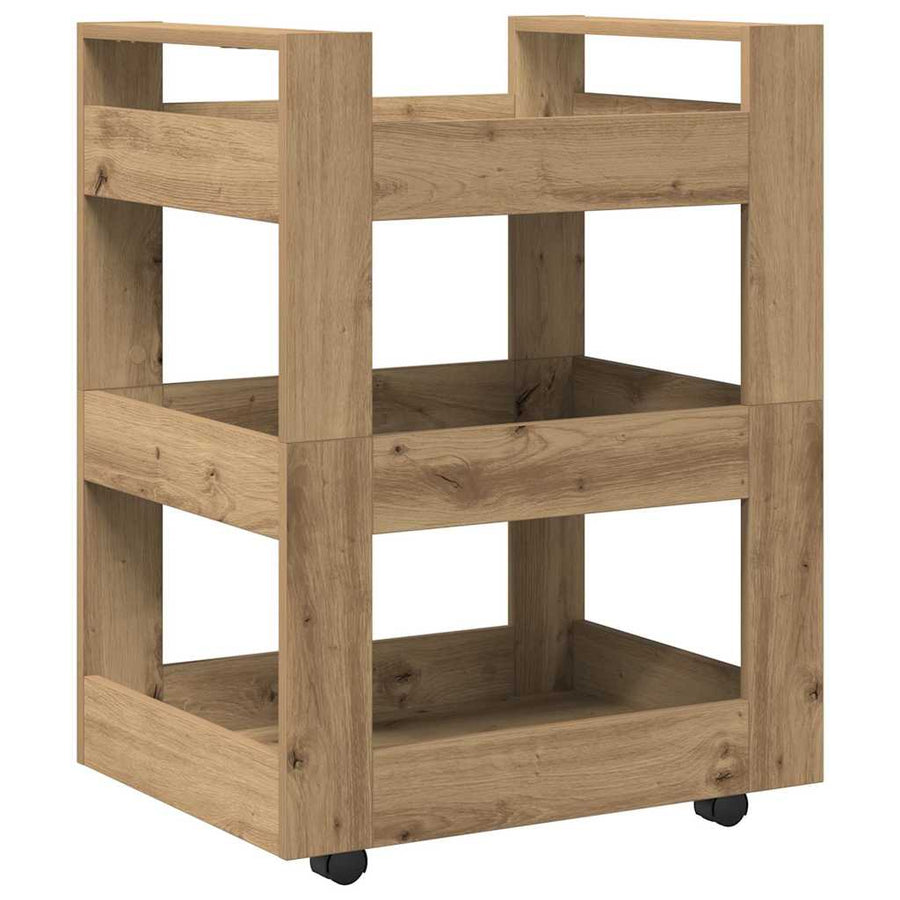 Keuken Trolley Artisan Eiken 60 x 45 x 80 cm Bewerkt hout