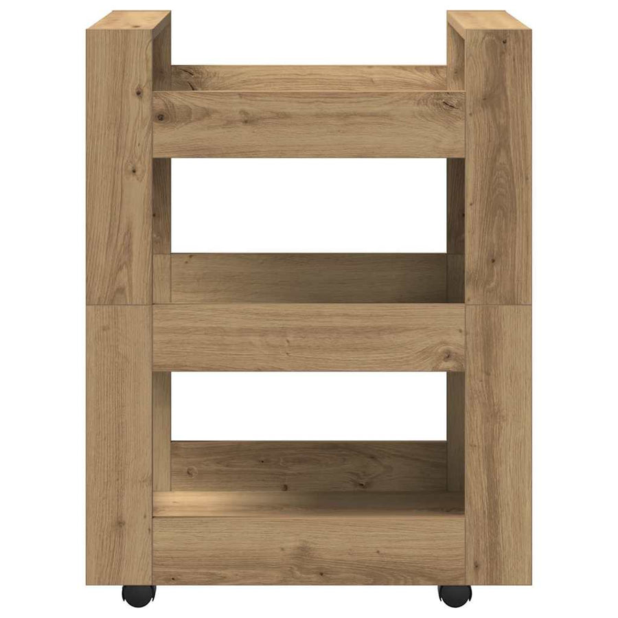 Keuken Trolley Artisan Eiken 60 x 45 x 80 cm Bewerkt hout
