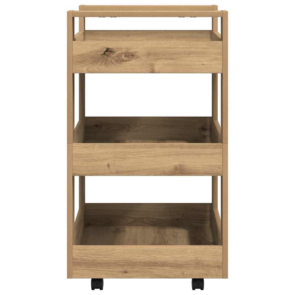 Keuken Trolley Artisan Eiken 60 x 45 x 80 cm Bewerkt hout