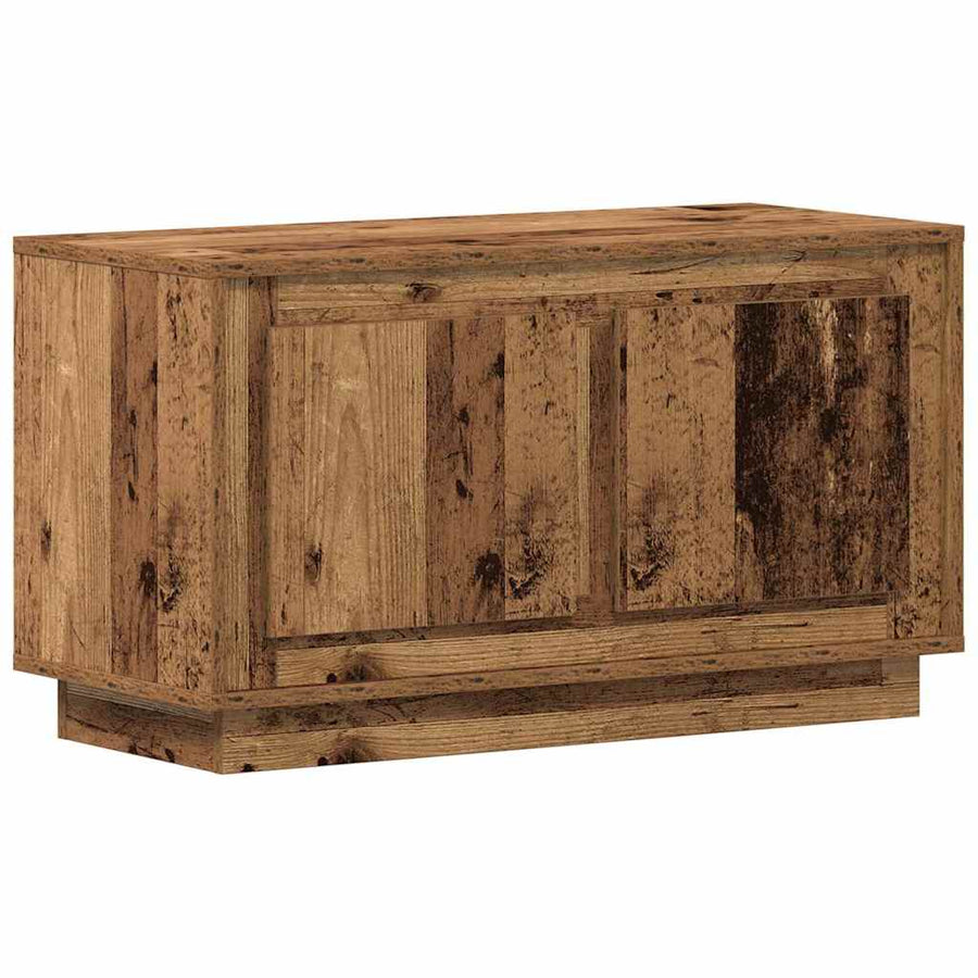 Tv-Kast 80 X 35 X 45 Cm Bewerkt Hout Oud hout