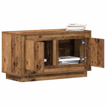 Tv-Kast 80 X 35 X 45 Cm Bewerkt Hout Oud hout