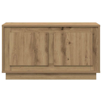 TV-kast artisanaal eikenkleurig 80 x 35 x 45 cm Bewerkt hout