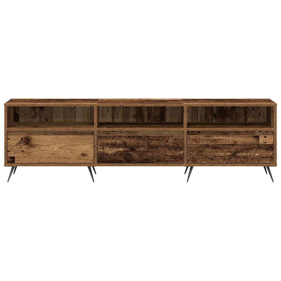 TV-kast Oud hout 150 x 30 x 44,5 cm Bewerkt hout