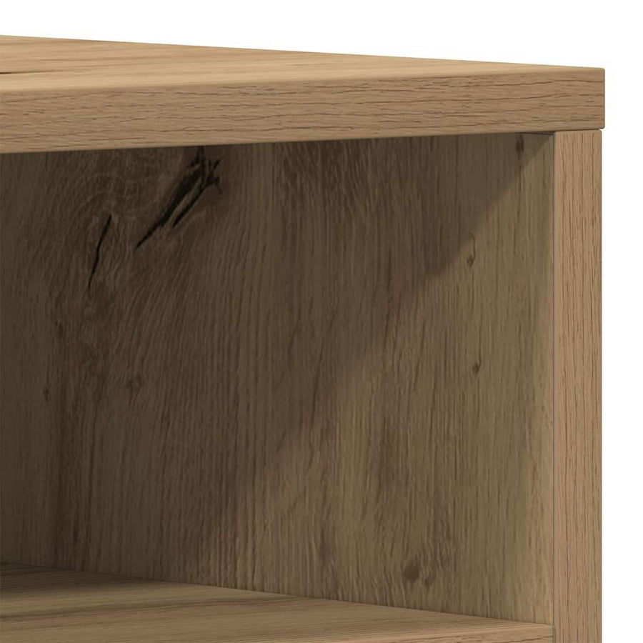 Tv-Kast 150 X 30 X 44,5 Cm Bewerkt Hout artisanaal eikenkleurig