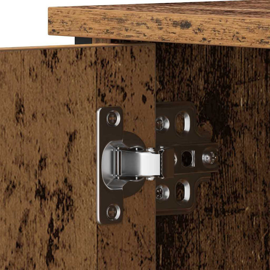 TV-kast Oud hout 80 x 40 x 50 cm Bewerkt hout