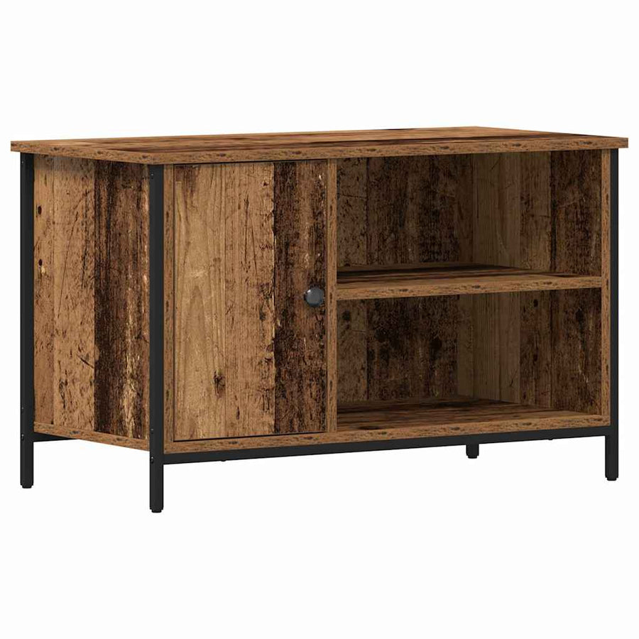 TV-kast Oud hout 80 x 40 x 50 cm Bewerkt hout
