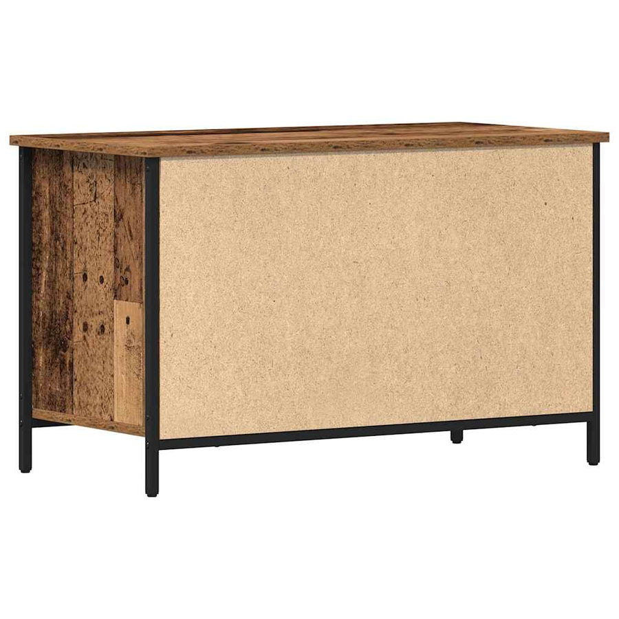 TV-kast Oud hout 80 x 40 x 50 cm Bewerkt hout