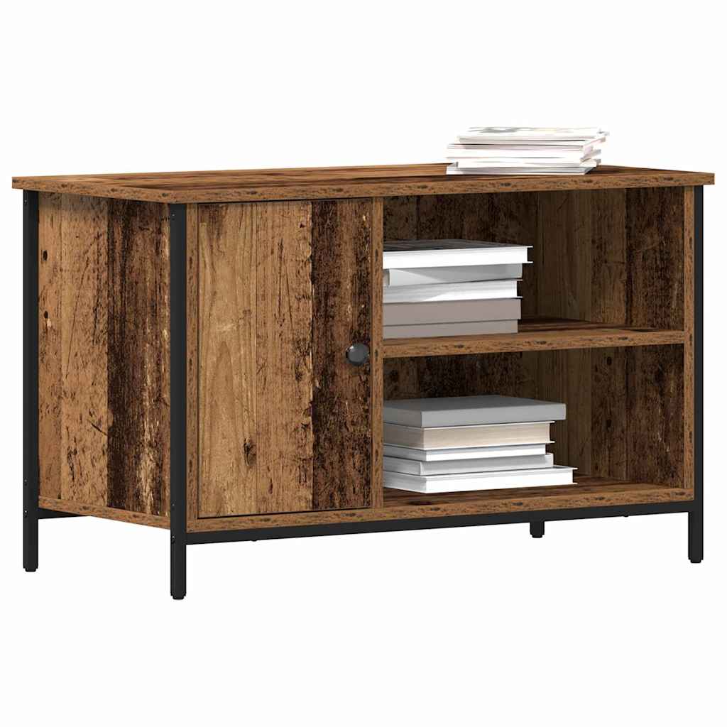 TV-kast Oud hout 80 x 40 x 50 cm Bewerkt hout