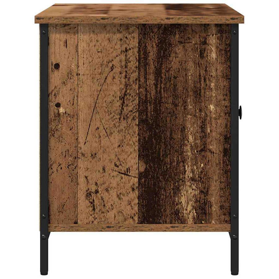 TV-kast Oud hout 80 x 40 x 50 cm Bewerkt hout