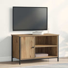 TV-kast 80x40x50 cm bewerkt hout eikenkleurig