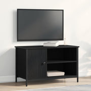 TV-kast 80x40x50 cm zwart eiken