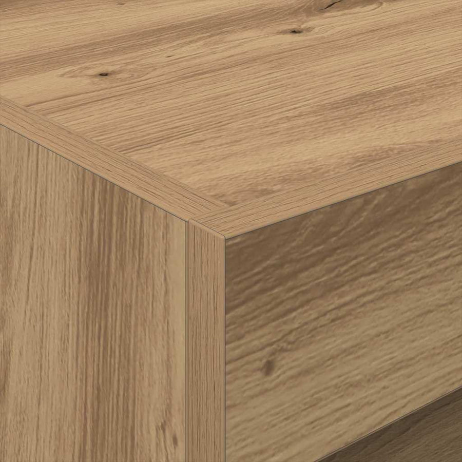 Nachtkastje met lade Artisan Eiken 50 x 40 x 45 cm Bewerkt hout