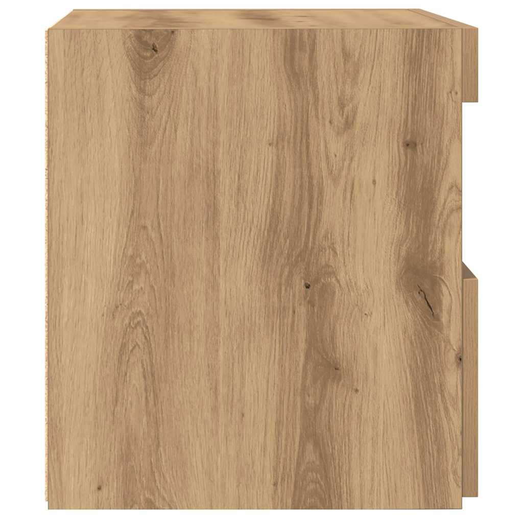 Nachtkastje met lade Artisan Eiken 50 x 40 x 45 cm Bewerkt hout