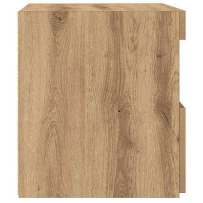 Nachtkastje met lade Artisan Eiken 50 x 40 x 45 cm Bewerkt hout
