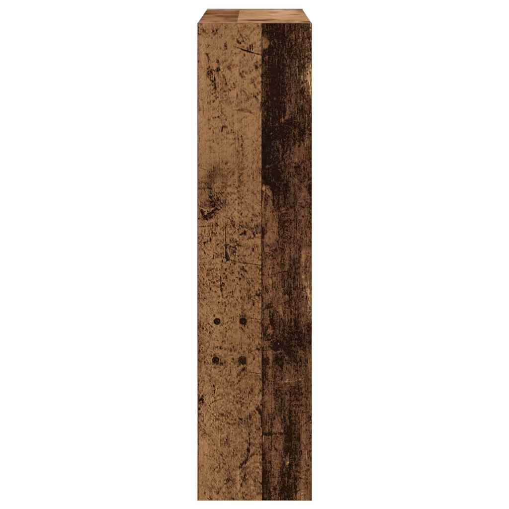 Schoenenkast met plank Oudhout 80 x 21 x 87,5 cm Bewerkt hout