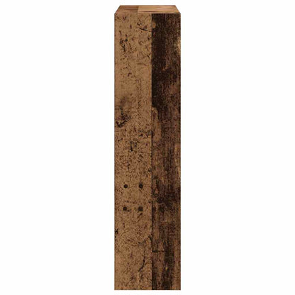 Schoenenkast met plank Oudhout 80 x 21 x 87,5 cm Bewerkt hout
