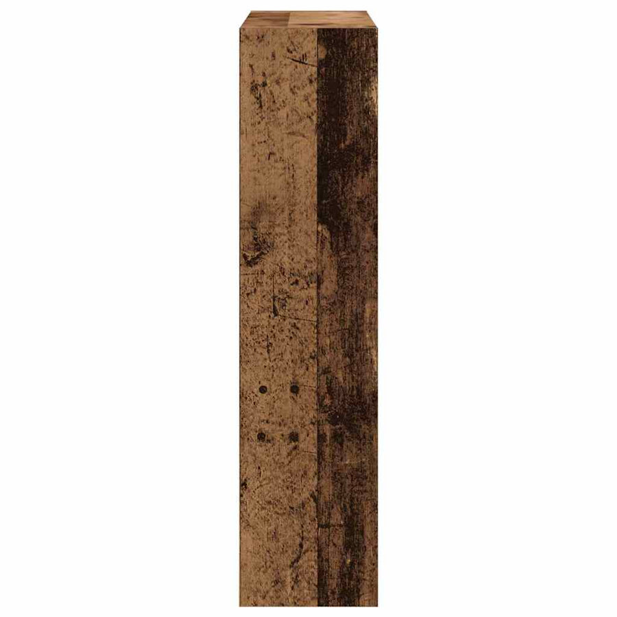 Schoenenkast met plank Oudhout 80 x 21 x 87,5 cm Bewerkt hout