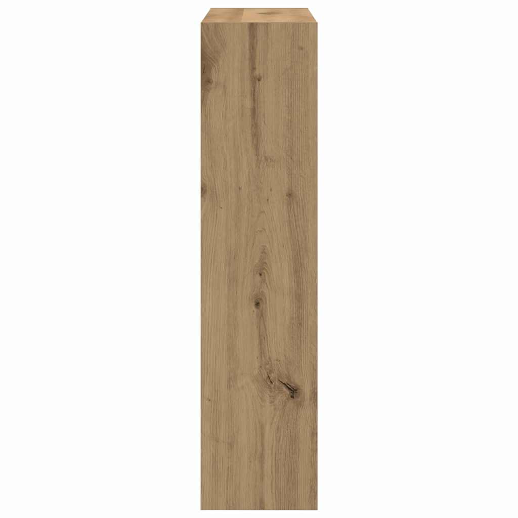 Schoenenkast Gerookt eiken 80 x 21 x 87,5 cm Bewerkt hout