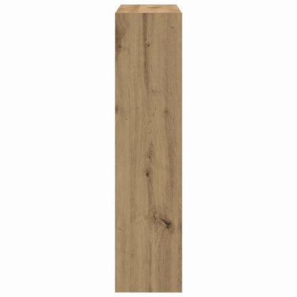 Schoenenkast Gerookt eiken 80 x 21 x 87,5 cm Bewerkt hout