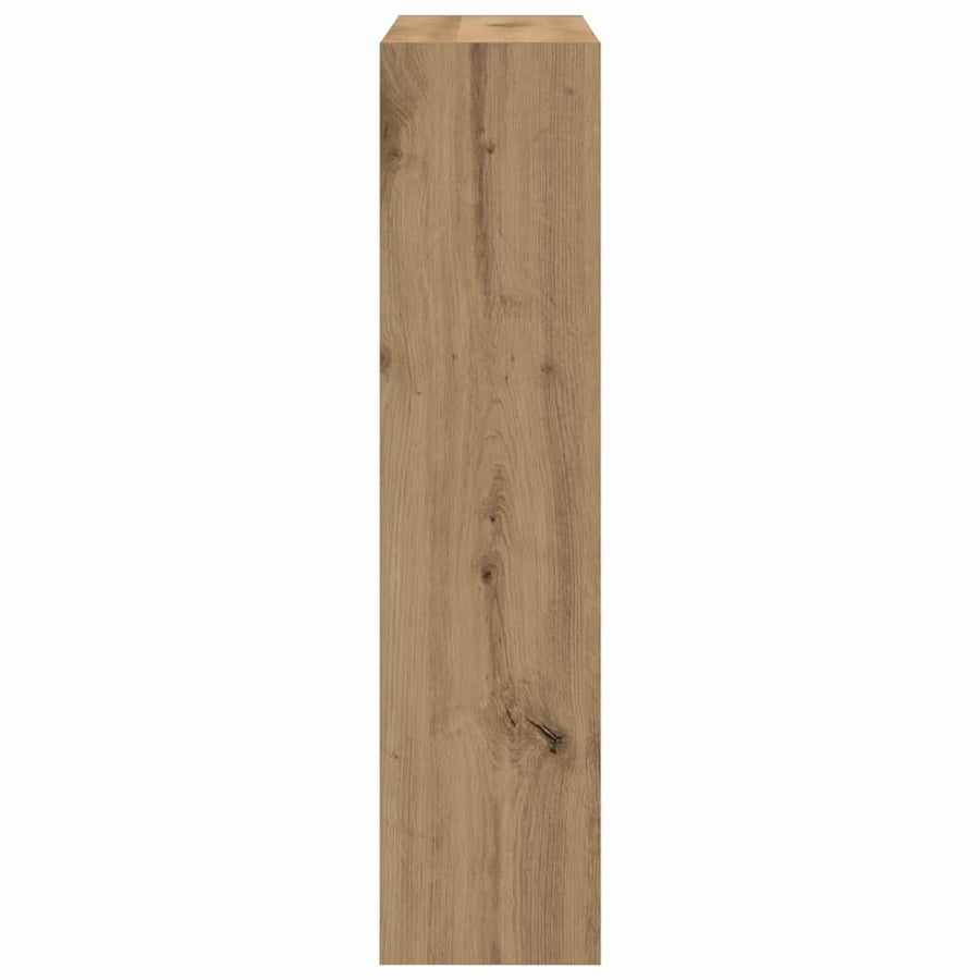 Schoenenkast Gerookt eiken 80 x 21 x 87,5 cm Bewerkt hout