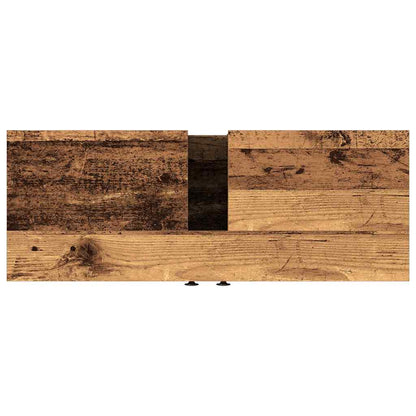 Badkamertenk te kast Oud hout 80 x 30 x 60 cm Bewerkt hout