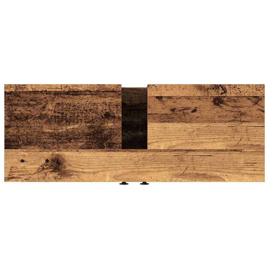 Badkamertenk te kast Oud hout 80 x 30 x 60 cm Bewerkt hout