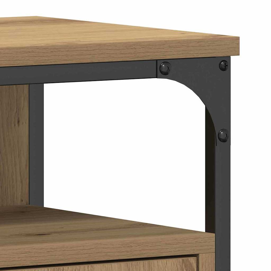 Badkamertenk te kast artisanaal eikenkleurig 80 x 30 x 60 cm