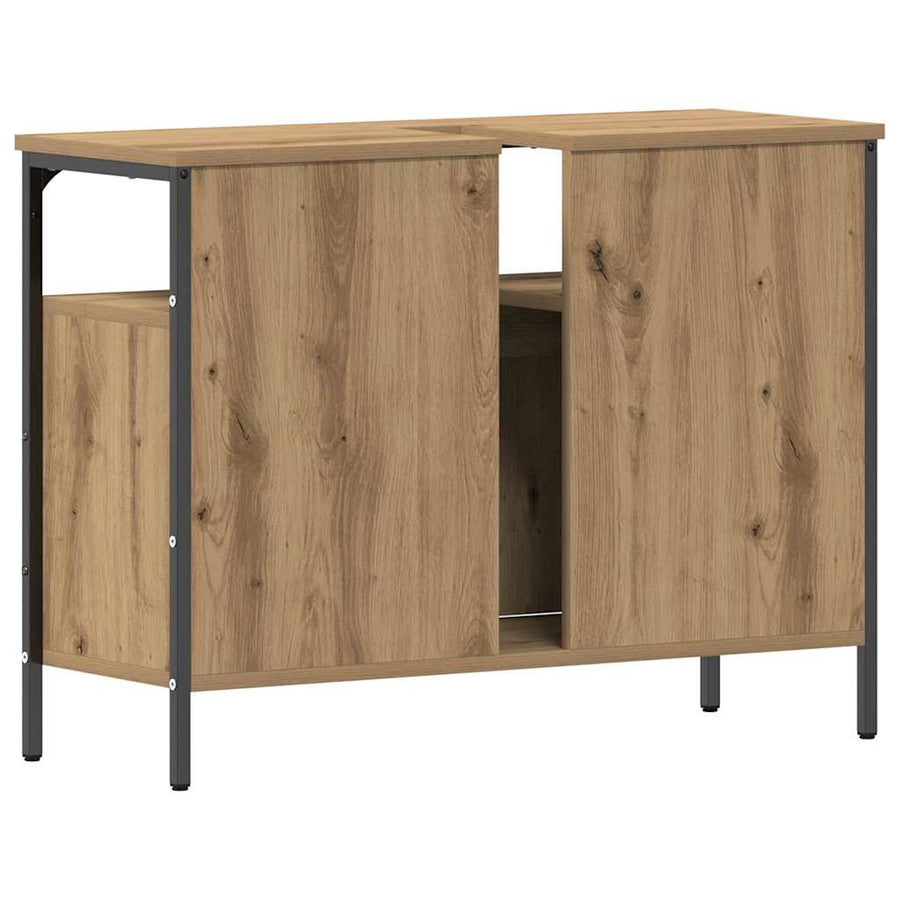 Badkamertenk te kast artisanaal eikenkleurig 80 x 30 x 60 cm
