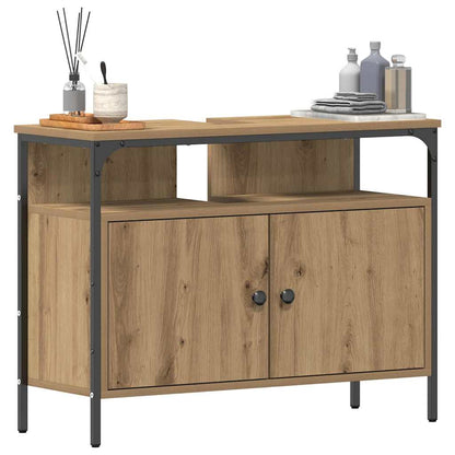 Badkamertenk te kast artisanaal eikenkleurig 80 x 30 x 60 cm