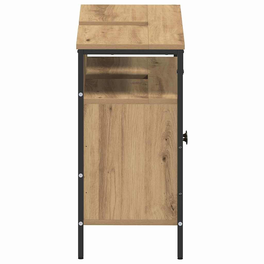Badkamertenk te kast artisanaal eikenkleurig 80 x 30 x 60 cm