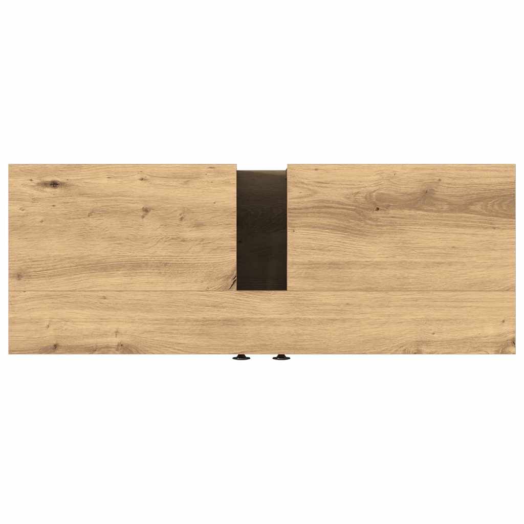 Badkamertenk te kast artisanaal eikenkleurig 80 x 30 x 60 cm