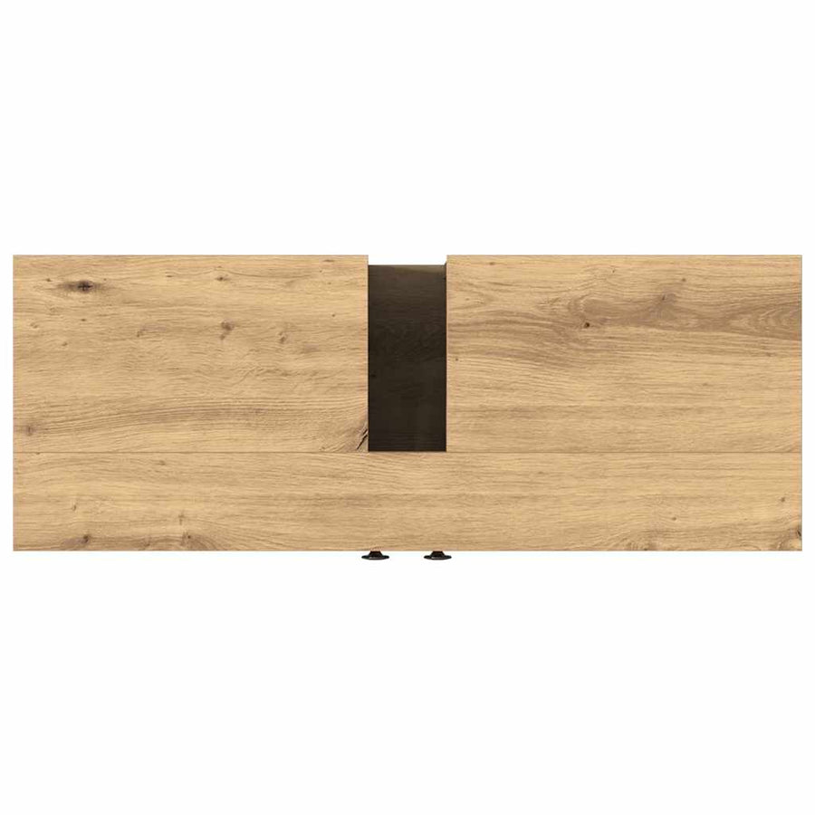 Badkamertenk te kast artisanaal eikenkleurig 80 x 30 x 60 cm