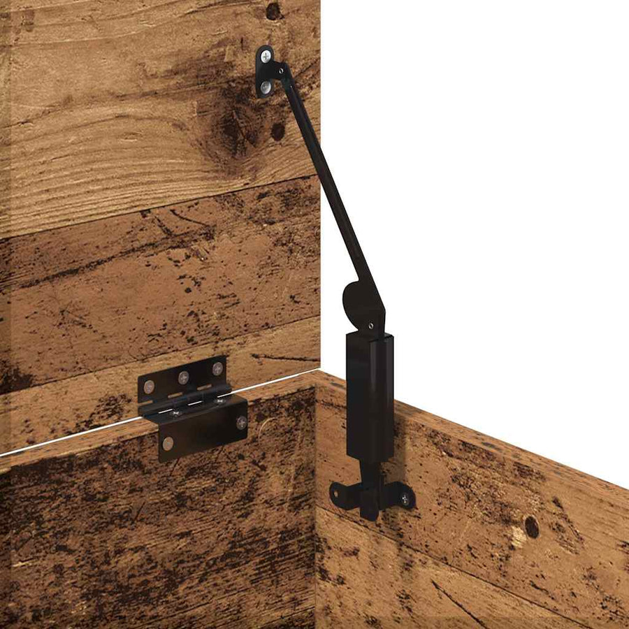 Opslagdoos met opslag Oud hout 60 x 42 x 46 cm Bewerkt hout