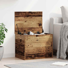 Opslagdoos met opslag Oud hout 60 x 42 x 46 cm Bewerkt hout