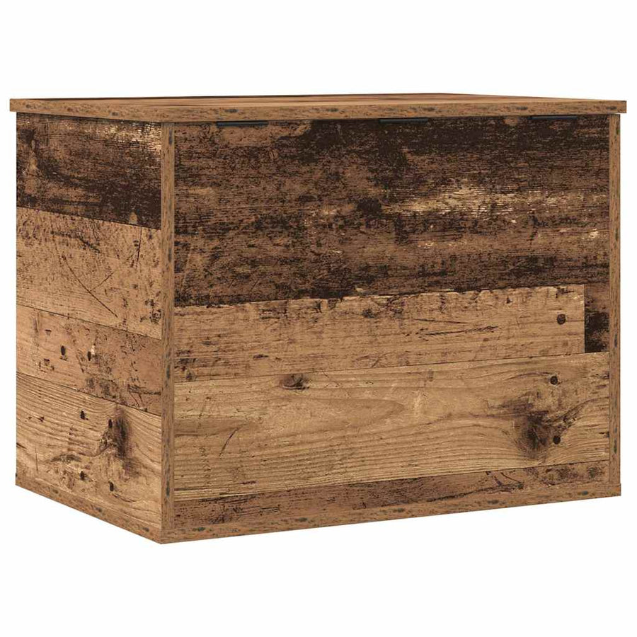 Opslagdoos met opslag Oud hout 60 x 42 x 46 cm Bewerkt hout