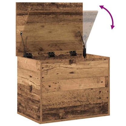 Opslagdoos met opslag Oud hout 60 x 42 x 46 cm Bewerkt hout