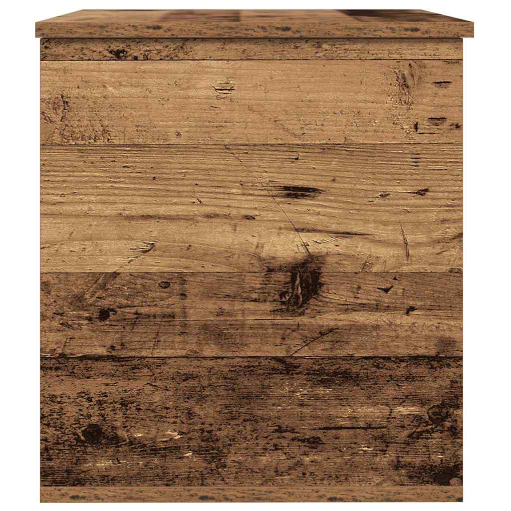 Opslagdoos met opslag Oud hout 60 x 42 x 46 cm Bewerkt hout