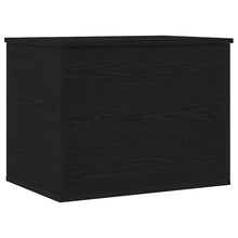 Opslagdoos met opslag Zwart eiken 60 x 42 x 46 cm Bewerkt hout