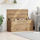 Opbergdoos 100x42x46 cm bewerkt hout eikenkleurig