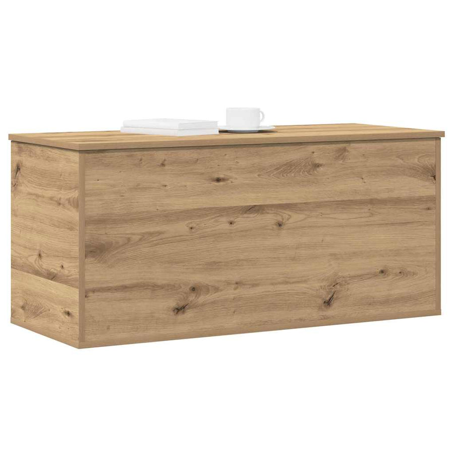 Opslagdoos met opslag artisanaal eikenkleurig 100 x 42 x 46 cm