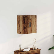 Wandkast 60x31,5x60 cm bewerkt hout oud hout