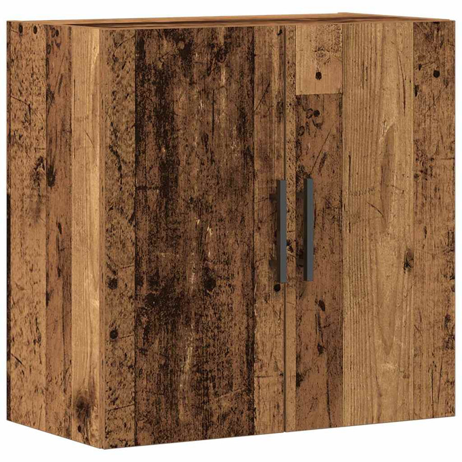 Kast Wandgemonteerd 60X31,5X60 Cm Bewerkt Hout Kleurig Oud hout