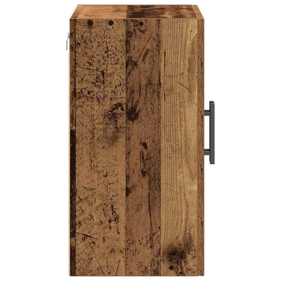Kast Wandgemonteerd 60X31,5X60 Cm Bewerkt Hout Kleurig Oud hout