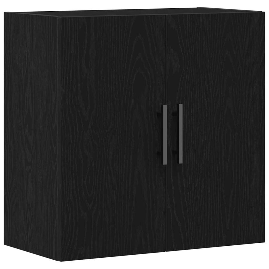 Wandkast 60X31X60 Cm Geengineerd Hout Zwart eiken