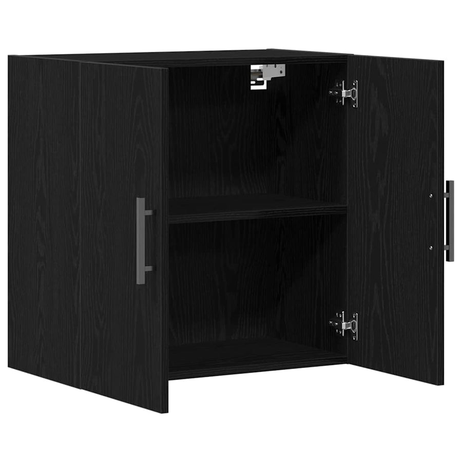 Wandkast 60X31X60 Cm Geengineerd Hout Zwart eiken