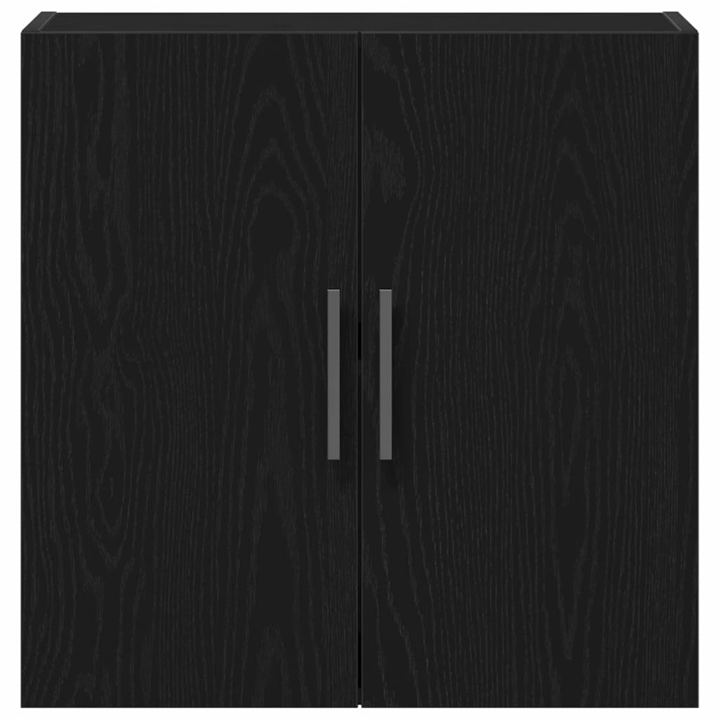 Wandkast 60X31X60 Cm Geengineerd Hout Zwart eiken