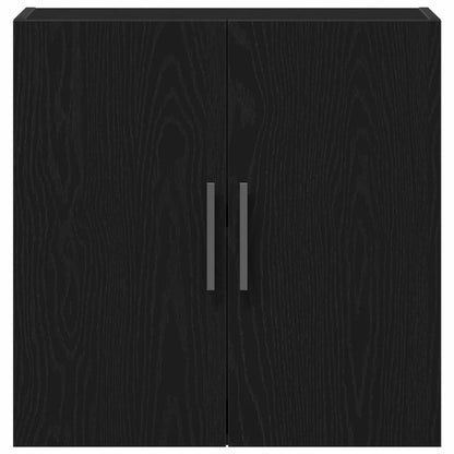 Wandkast 60X31X60 Cm Geengineerd Hout Zwart eiken