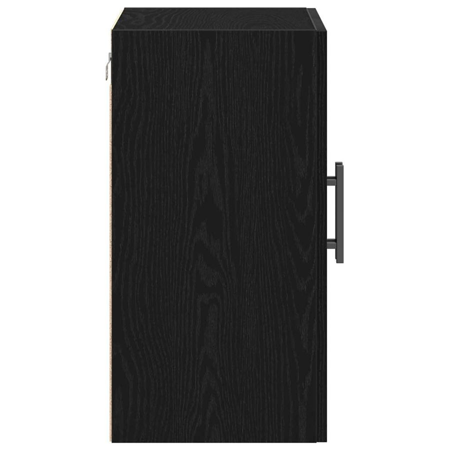 Wandkast 60X31X60 Cm Geengineerd Hout Zwart eiken
