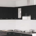 Wandkast zwart eiken 40x31x60 cm