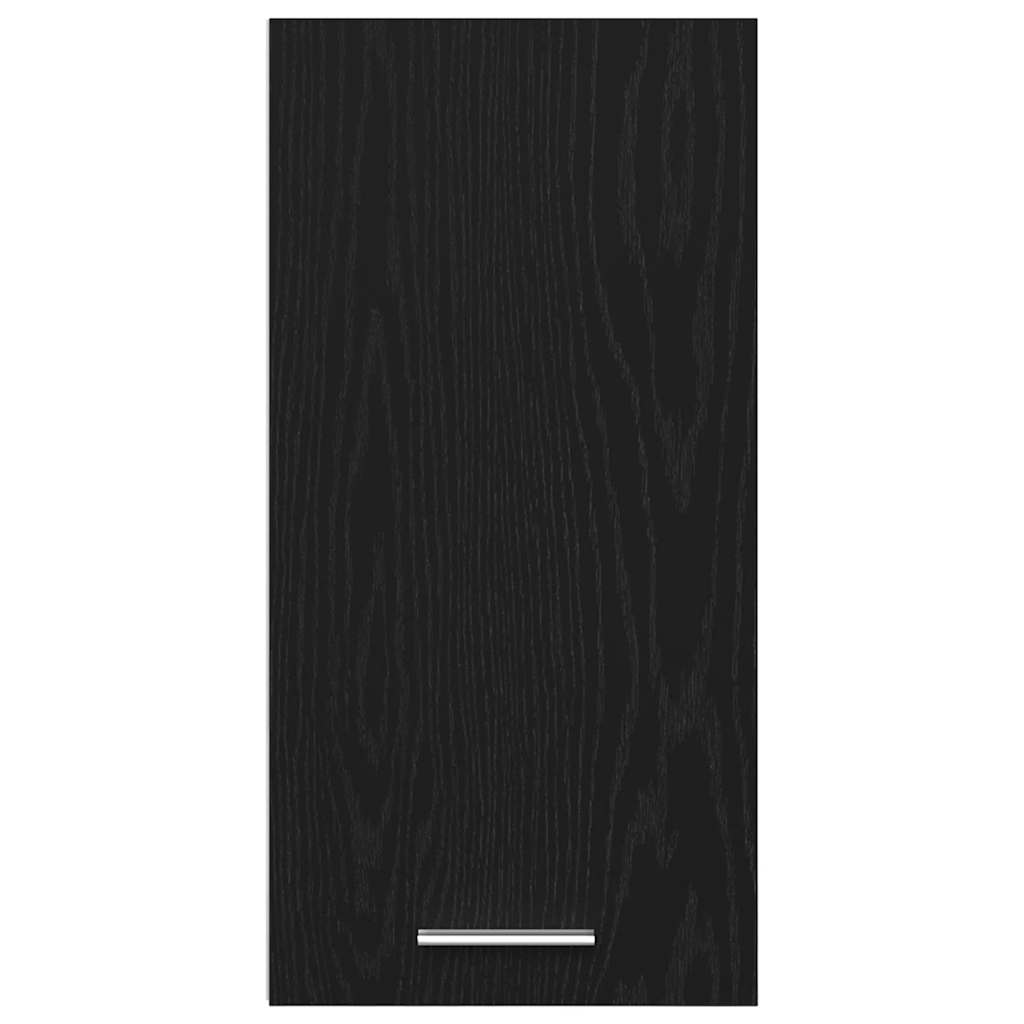 Hangkast zwart eikenkleurig 30x31x60 cm bewerkt hout